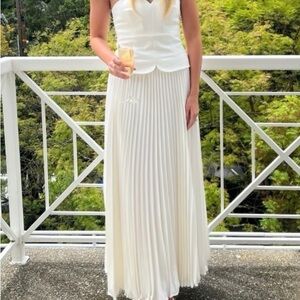 ANTONIO MELANI Cream Maxi dress